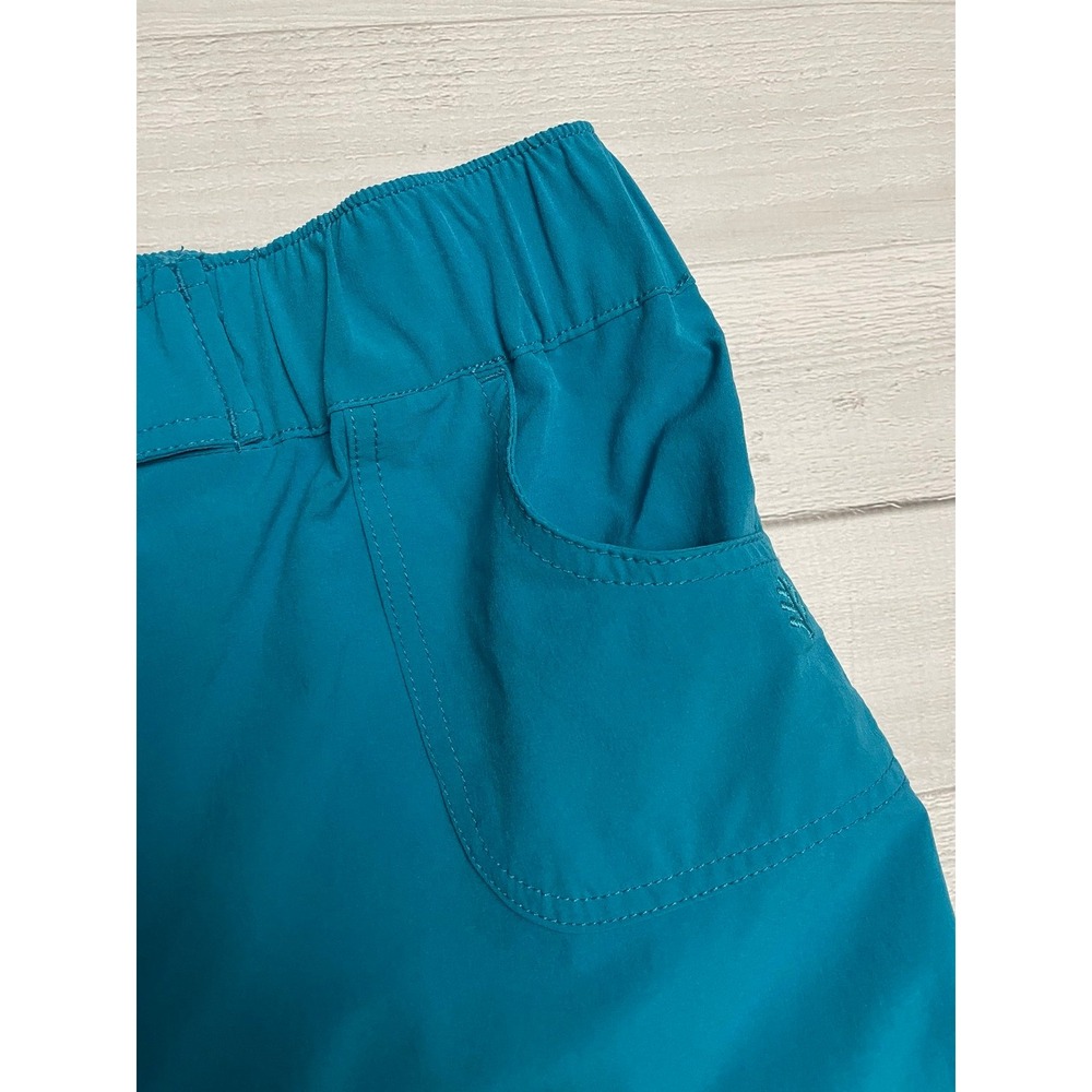 Coolibar kids aqua blue UV protection shorts youth large - Picture 3 of 5